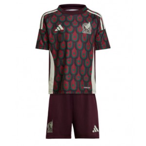 Fotbalové Dres Mexiko Dětské Domácí Oblečení Copa America 2024 Krátký Rukáv (+ trenýrky)